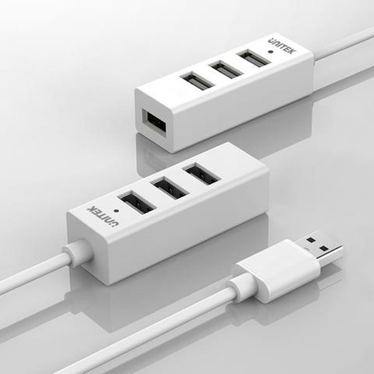 Hub USB 3 Porturi Unitek Y-2146 Alb